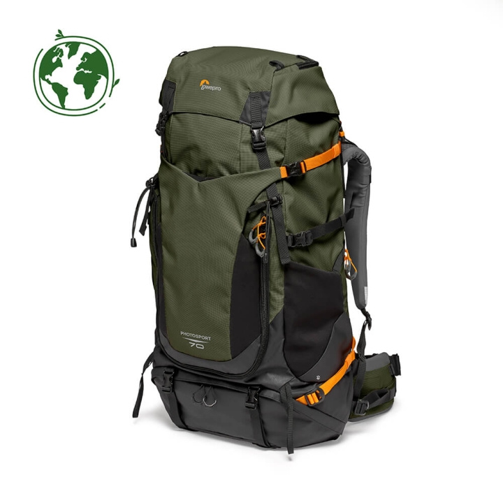 Lowepro Ryggsäck PhotoSport PRO 70L AW IV M-L Mörkgrön in de groep HOME ELECTRONICS / Foto & Video / Fotoapparatuur / Cameratassen bij TP E-commerce Nordic AB (C38360)