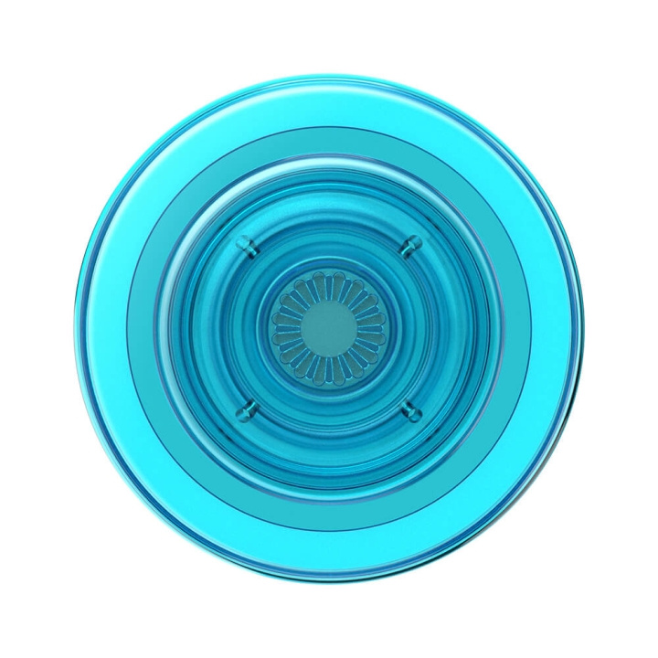 PopSockets PopGrip för Magsafe Electric Blue Translucent in de groep SMARTPHONE & TABLETS / Overige accessoires / Popsockets bij TP E-commerce Nordic AB (C38397)