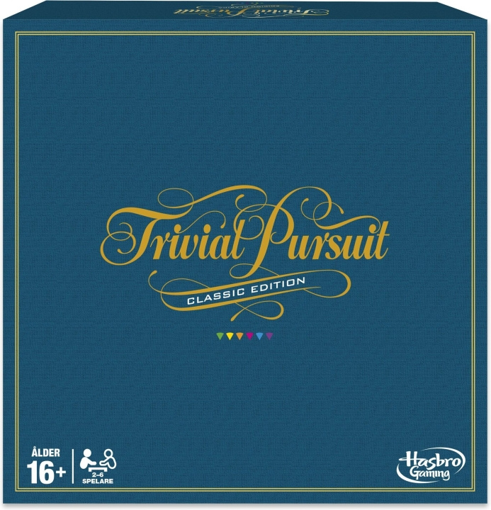 Hasbro Trivial Pursuit-spel, Classic Edition SE in de groep SPEELGOED, KINDER- & BABYPRODUCTEN / Spelletje / Bordspellen bij TP E-commerce Nordic AB (C38471)