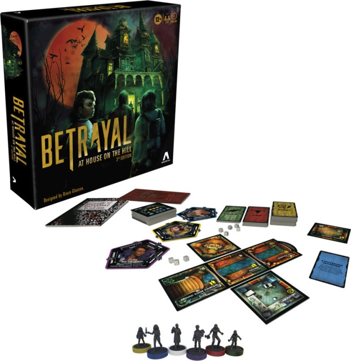 Hasbro Avalon Hill Betrayal at House on the Hill 3rd edition brädspel, EN in de groep SPEELGOED, KINDER- & BABYPRODUCTEN / Speelgoed / Bordspellen / Familiespellen bij TP E-commerce Nordic AB (C38475)