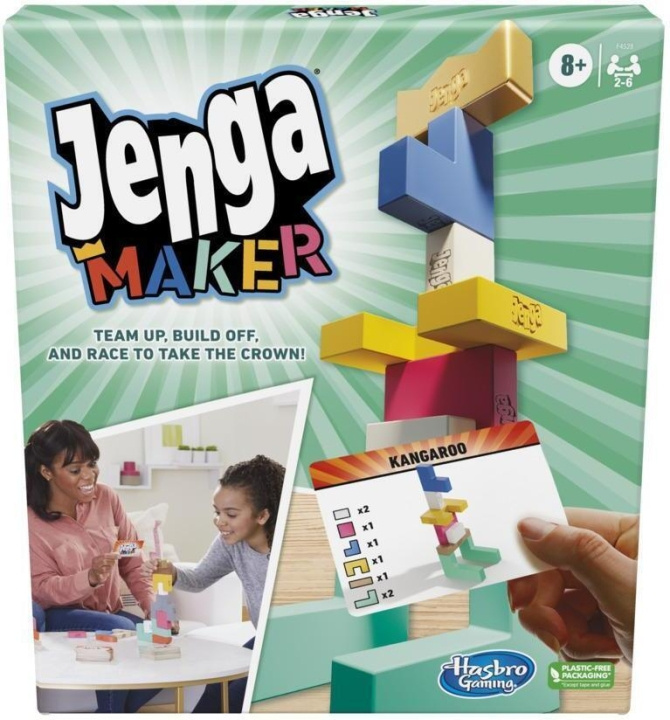 Hasbro Jenga Maker-spel, FI in de groep SPEELGOED, KINDER- & BABYPRODUCTEN / Speelgoed / Bordspellen / Familiespellen bij TP E-commerce Nordic AB (C38489)
