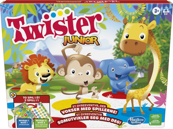 Hasbro Twister Junior spel SE/FI in de groep SPEELGOED, KINDER- & BABYPRODUCTEN / Speelgoed / Bordspellen / Familiespellen bij TP E-commerce Nordic AB (C38497)