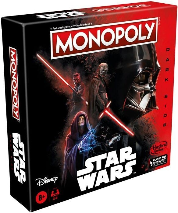 Hasbro Monopoly Star Wars Dark sidobrädspel, EN in de groep SPEELGOED, KINDER- & BABYPRODUCTEN / Speelgoed / Bordspellen / Familiespellen bij TP E-commerce Nordic AB (C38498)