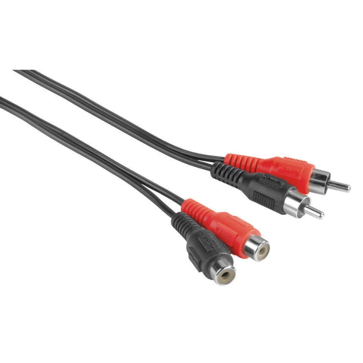 Hama EXXTER Förl. 2xRCA-2xRCA 2,5 m 2xHane-2xHona in de groep HOME ELECTRONICS / Kabels & Adapters / RCA / Kabels bij TP E-commerce Nordic AB (C38511)