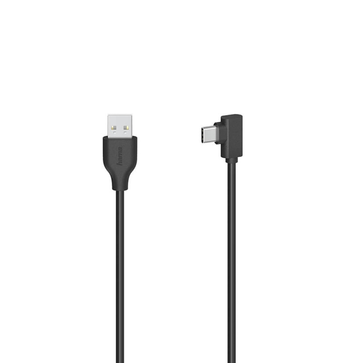 HAMA Cable USB-C to USB-A USB 2.0 480 Mbit/s Black 0.75m in de groep COMPUTERS & RANDAPPARATUUR / Computerkabels / USB / USB-C bij TP E-commerce Nordic AB (C38583)