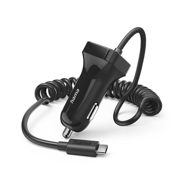 Hama Billaddare USB-C 12W Svart in de groep SMARTPHONE & TABLETS / Opladers & Kabels / Autoladers / Autoladers Type-C bij TP E-commerce Nordic AB (C38587)