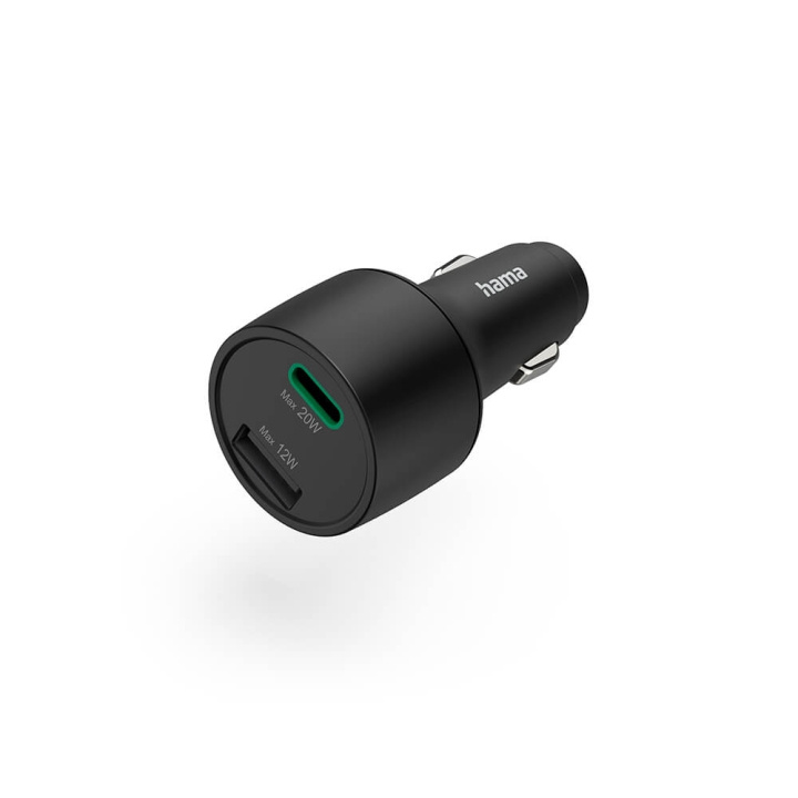 Hama Billaddare USB-C USB-A PD/Qualcomm 32W in de groep SMARTPHONE & TABLETS / Opladers & Kabels / Autoladers / Autoladers Type-C bij TP E-commerce Nordic AB (C38588)