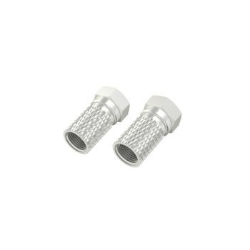 Hama F-Kontakt 6.8mm 2-pack in de groep HOME ELECTRONICS / Audio & Beeld / TV & Accessoires / Antennes & Accessoires bij TP E-commerce Nordic AB (C38598)