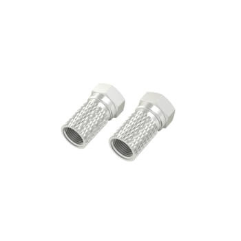 Hama F-Kontakt 8.0mm 2-pack in de groep HOME ELECTRONICS / Audio & Beeld / TV & Accessoires / Antennes & Accessoires bij TP E-commerce Nordic AB (C38600)