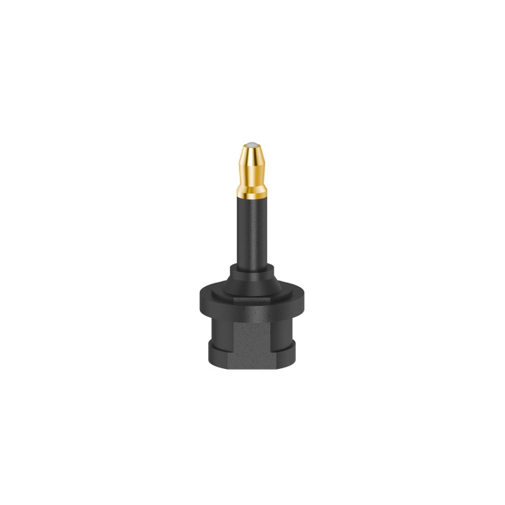 HAMA Adapter ODT Toslink 3.5mm Hona-Hane Guld Svart in de groep HOME ELECTRONICS / Kabels & Adapters / Audio Digitaal bij TP E-commerce Nordic AB (C38743)