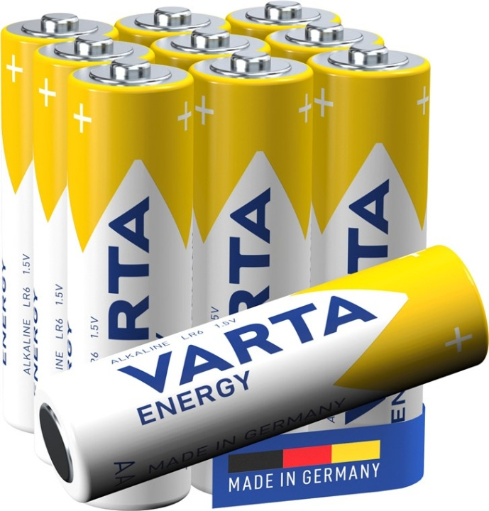 Varta LR6/AA (Mignon) (4106) batterij, 10 stks. in box Alkali-mangaan batterij (alkaline), 1,5 V in de groep HOME ELECTRONICS / Batterijen & Opladers / Batterijen / Batterijen voor hoortoestellen bij TP E-commerce Nordic AB (C38865)