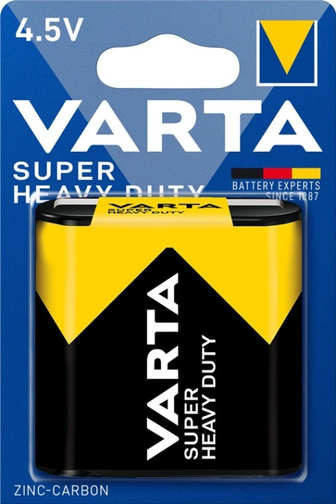 Varta 3R12/Flat (2012) batterij, 1 stk. blister Zink-koolstof-batterij, 4,5 V in de groep HOME ELECTRONICS / Batterijen & Opladers / Batterijen / Overigen bij TP E-commerce Nordic AB (C38882)