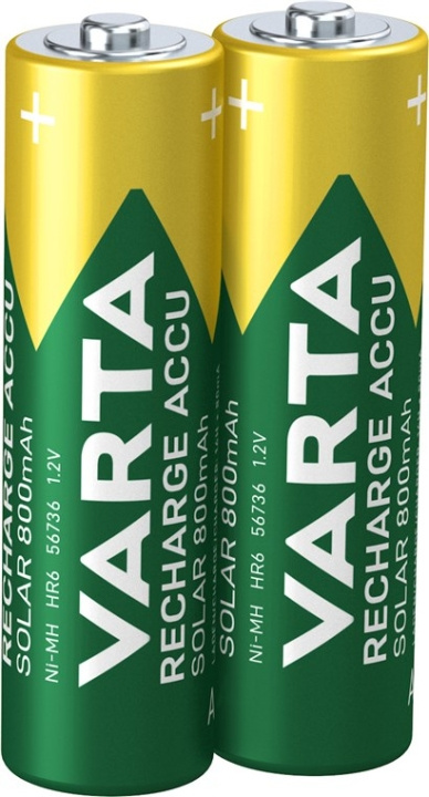 Varta AA (Mignon)/HR6 (56736) oplaadbare batterij - 800 mAh, 2 stks. blister Nikkel-metaalhydride-accu (NiMH), 1,2 V in de groep HOME ELECTRONICS / Batterijen & Opladers / Oplaadbare batterijen / AA bij TP E-commerce Nordic AB (C38884)