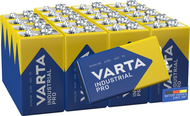 Varta 6LR61/6LP3146/9 V Block (4022) batterij, 20 stks. doos Alkali-mangaan batterij (alkaline), 9 V in de groep HOME ELECTRONICS / Batterijen & Opladers / Batterijen / Knoopcel bij TP E-commerce Nordic AB (C38913)