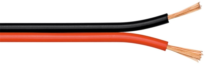 Goobay Luidsprekerkabel rood;zwart CCA 10 m rol, doorsnede 2 x 0,75 mm² in de groep HOME ELECTRONICS / Kabels & Adapters / Luidsprekerkabels bij TP E-commerce Nordic AB (C39162)