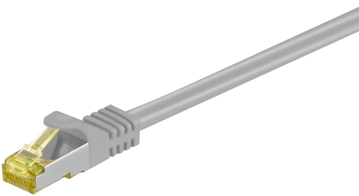 Goobay RJ45 netwerkkabel S/FTP (PiMF), 500 MHz, met CAT 7 ruwe kabel, grijs, 0,25 m LSZH halogeenvrije kabelmantel, koper, RJ45-connector (CAT 6A) in de groep COMPUTERS & RANDAPPARATUUR / Computerkabels / Netwerkkabels / Cat7 bij TP E-commerce Nordic AB (C39444)