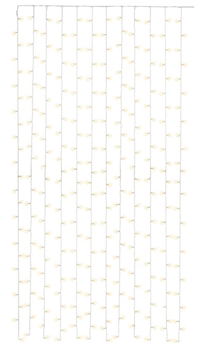 Goobay 300 LED lichtgordijn met afstandsbediening, timerfunctie, 8 lichtstanden, dimmer, USB- en batterijvoeding, warm-wit (3000 K) in de groep HOME ELECTRONICS / Verlichting / LED strips bij TP E-commerce Nordic AB (C40129)