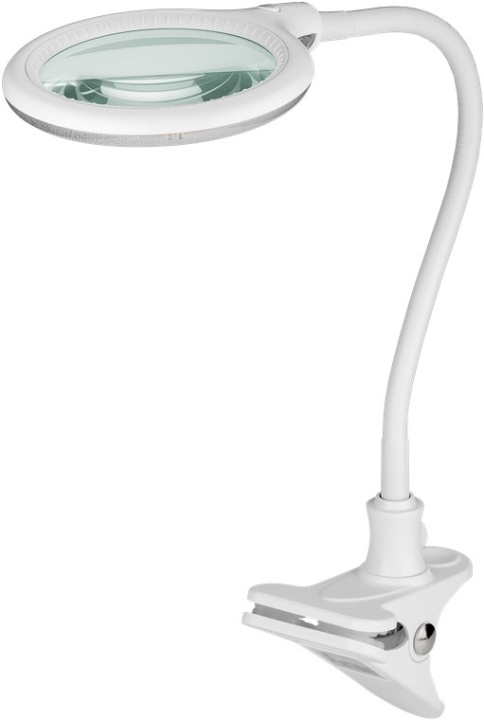 Goobay Led-loeplamp met klem, 6 W, wit 480 lm, 100 mm glazen lens, 1,75x vergroting, 3 dioptrieën in de groep HUISHOUDEN & TUIN / Gereedschap / Overig gereedschap & Accessoires bij TP E-commerce Nordic AB (C40172)