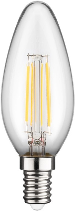 Goobay Filament led-kaarslamp, 4 W fitting E14, warm wit, niet dimbaar in de groep HOME ELECTRONICS / Verlichting / LED-lampen bij TP E-commerce Nordic AB (C40243)
