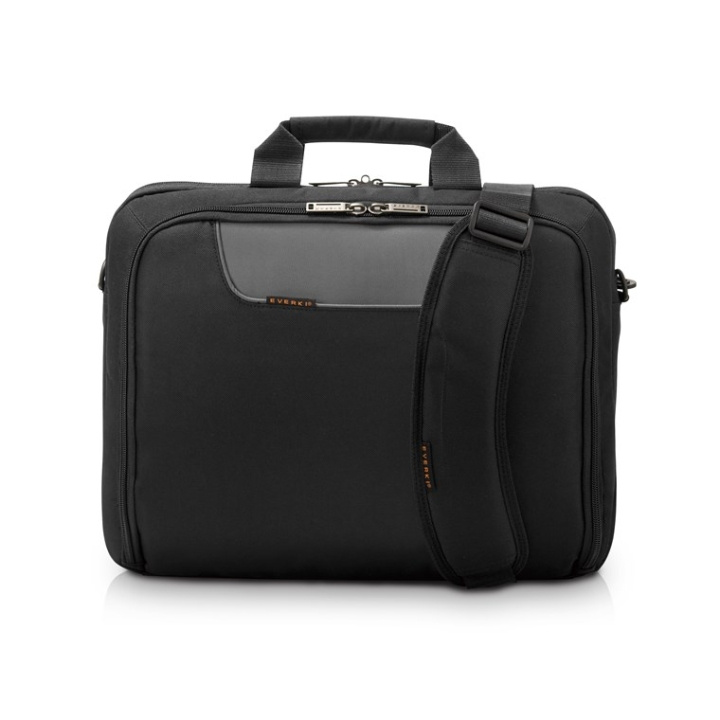 everki Advance (EKB407NCH-ECO) Laptoptas - aktetas, geschikt voor maximaal 16 inch - gemaakt van plastic flessen in de groep COMPUTERS & RANDAPPARATUUR / Laptops & accessoires / Computertassen / Tot 14 inch bij TP E-commerce Nordic AB (C40254)