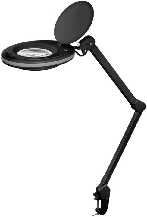 Goobay Led-loeplamp met klem, 8 W, zwart 650 lm, 127 mm kristalglas lens, 1,75x vergroting, 3 dioptrieën in de groep HUISHOUDEN & TUIN / Gereedschap / Overig gereedschap & Accessoires bij TP E-commerce Nordic AB (C40255)