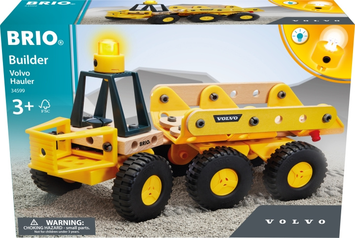 BRIO Builder 34599 - Volvo Dumper in de groep SPEELGOED, KINDER- & BABYPRODUCTEN / Speelgoed / Bouwspeelgoed / Bouwblokken bij TP E-commerce Nordic AB (C40440)