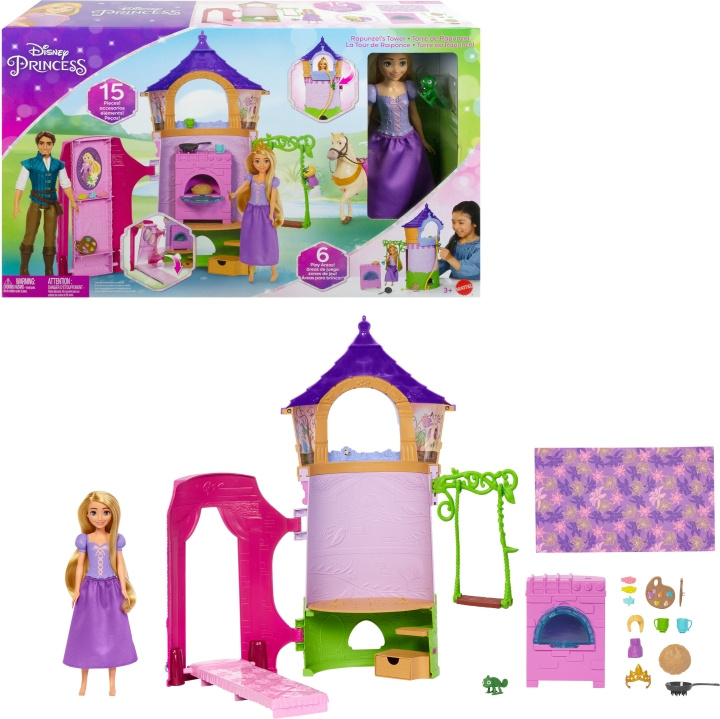 Disney Princess Rapunzels torn, Lekset och docka in de groep SPEELGOED, KINDER- & BABYPRODUCTEN / Speelgoed / Docks & Accessoires bij TP E-commerce Nordic AB (C40470)