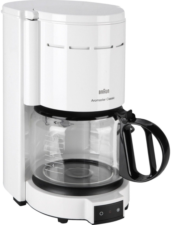 Braun KF47.1WH Aromaster Classic -kahvinkeitin in de groep HUISHOUDEN & TUIN / Huishoudelijke apparaten / Koffiezetapparaten en accessoires / Koffiezetapparaten bij TP E-commerce Nordic AB (C40838)