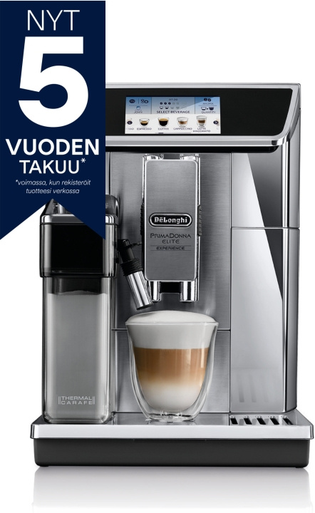 Delonghi Primadonna Elite Experience ECAM650.85.MS -kahviautomaatti in de groep HUISHOUDEN & TUIN / Huishoudelijke apparaten / Koffiezetapparaten en accessoires / Koffiezetapparaten bij TP E-commerce Nordic AB (C40860)