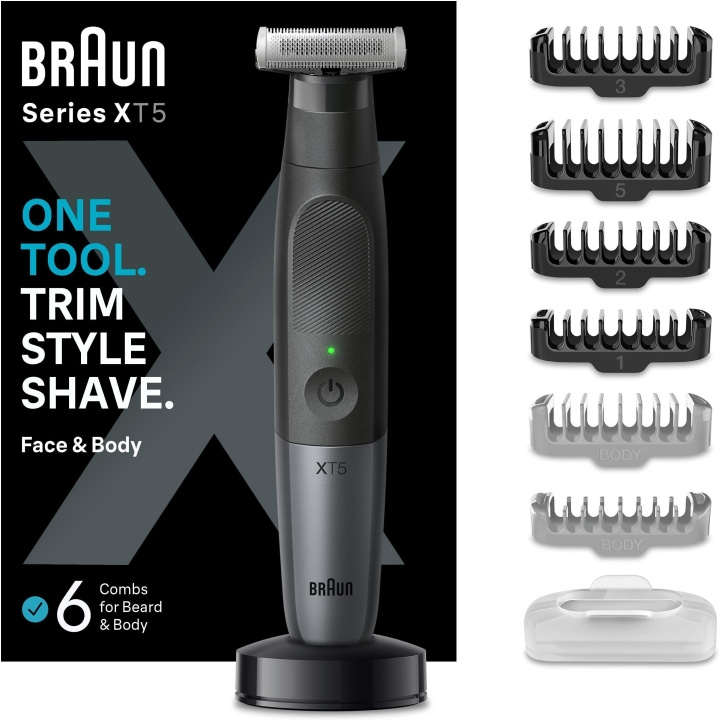Braun Series X XT5300 -partatrimmeri in de groep BEAUTY & HEALTH / Haar & Styling / Scheren & Trimmen / Baardtrimmer & Accessoires bij TP E-commerce Nordic AB (C40956)