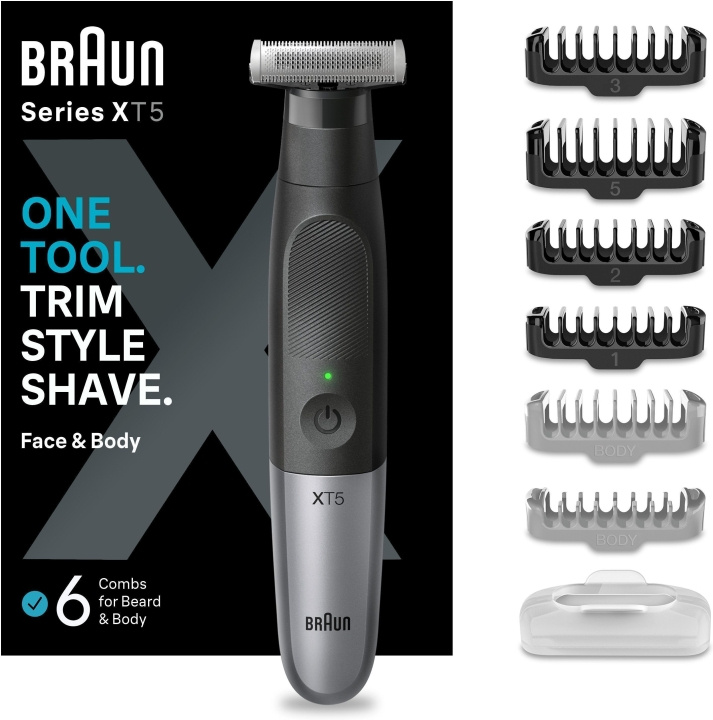 Braun Series X XT5200 -partatrimmeri in de groep BEAUTY & HEALTH / Haar & Styling / Scheren & Trimmen / Baardtrimmer & Accessoires bij TP E-commerce Nordic AB (C40957)