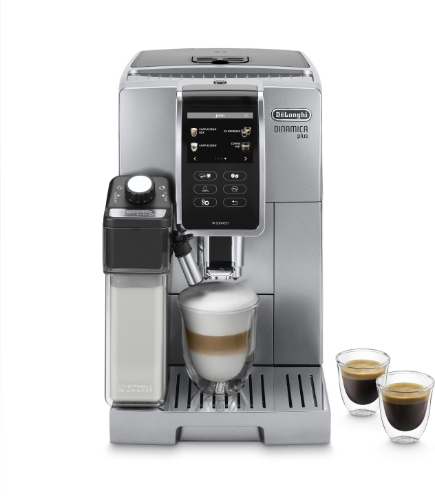DeLonghi Dinamica Plus ECAM370.95.S -kahviautomaatti in de groep HUISHOUDEN & TUIN / Huishoudelijke apparaten / Koffiezetapparaten en accessoires / Koffiezetapparaten bij TP E-commerce Nordic AB (C40959)