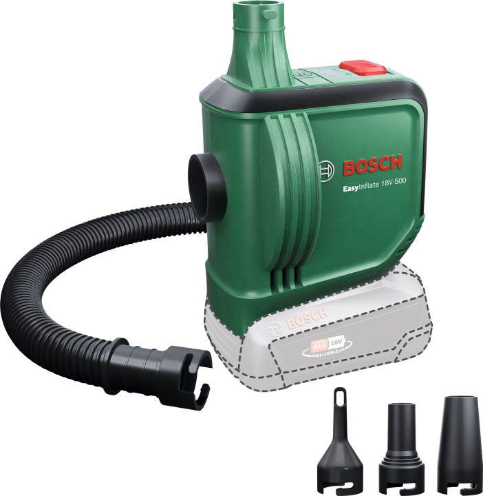 Bosch Power Tools Bosch EasyInflate 18V-500 akkupumppu, solo in de groep HUISHOUDEN & TUIN / Gereedschap / Overig Elektrisch Gereedschap bij TP E-commerce Nordic AB (C40965)