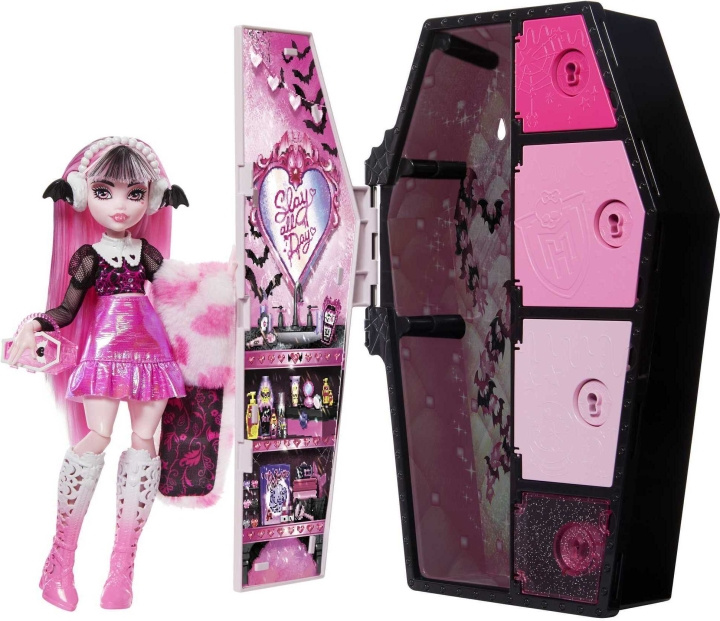 Monster High - Skulltimate Secrets: Fearidescent edition Draculaura - muotinukke in de groep SPEELGOED, KINDER- & BABYPRODUCTEN / Speelgoed / Docks & Accessoires bij TP E-commerce Nordic AB (C40973)
