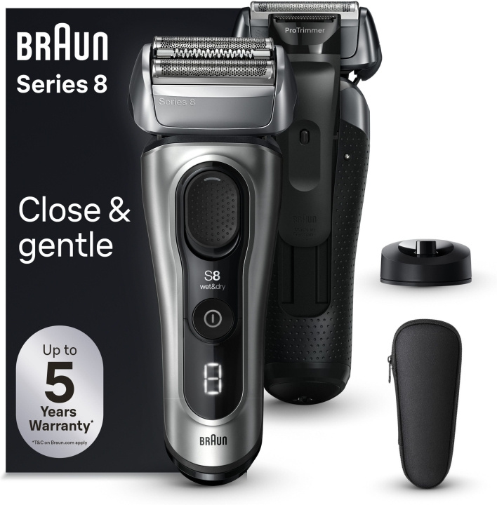 Braun Series 8 8517s -parranajokone in de groep BEAUTY & HEALTH / Haar & Styling / Scheren & Trimmen / Scheerapparaten bij TP E-commerce Nordic AB (C40978)