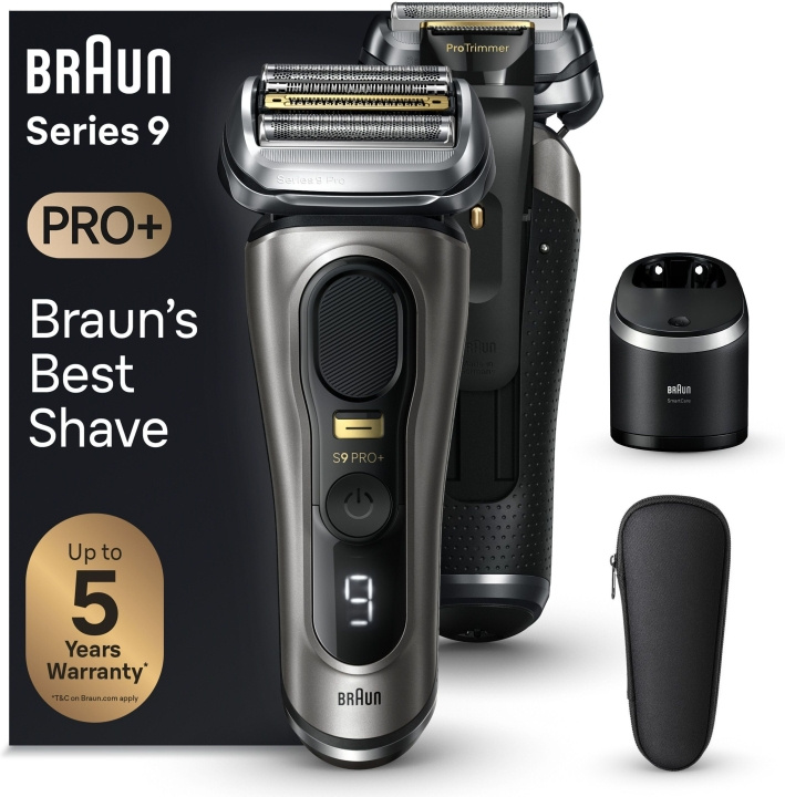 Braun Series 9 PRO+ 9565cc -parranajokone puhdistusasemalla in de groep BEAUTY & HEALTH / Haar & Styling / Scheren & Trimmen / Scheerapparaten bij TP E-commerce Nordic AB (C40984)