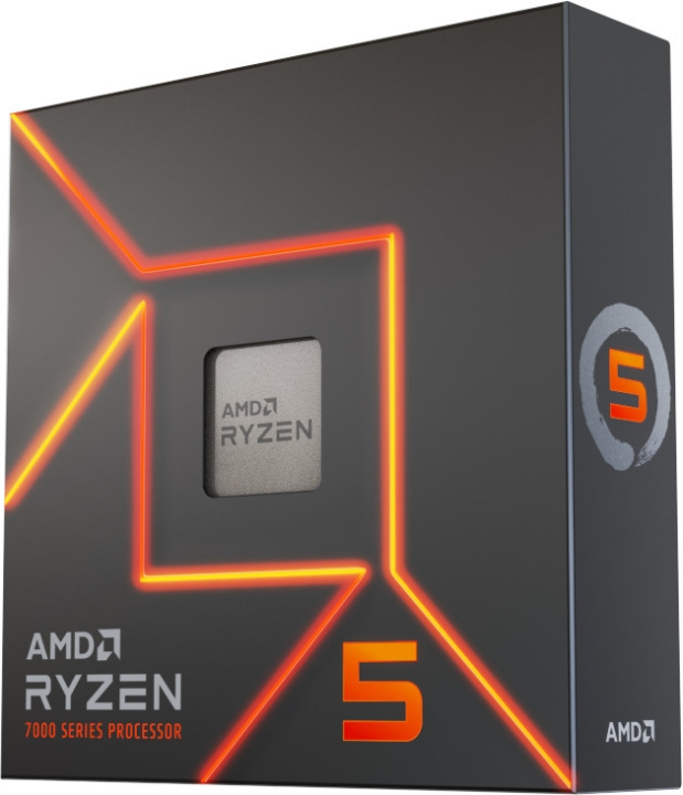 AMD Ryzen 5 7600X -prosessori AM5 -kantaan in de groep COMPUTERS & RANDAPPARATUUR / Computeronderdelen / Processors bij TP E-commerce Nordic AB (C41094)