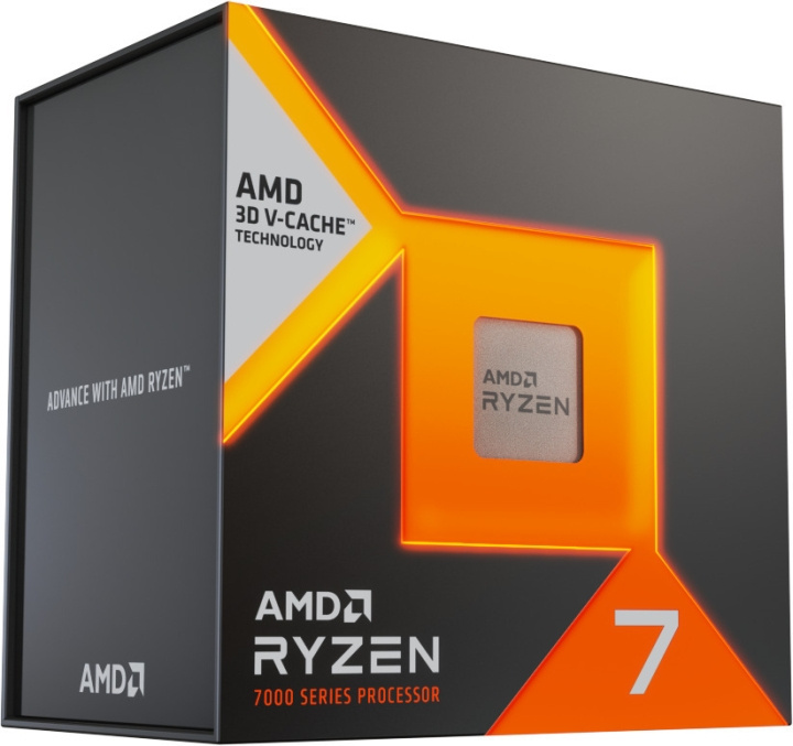 AMD Ryzen 7 7800X3D -prosessori AM5 -kantaan in de groep COMPUTERS & RANDAPPARATUUR / Computeronderdelen / Processors bij TP E-commerce Nordic AB (C41108)