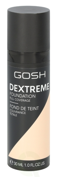 Gosh Dextreme Full Coverage Foundation 30 ml 002 Ivory in de groep BEAUTY & HEALTH / Makeup / Make-up gezicht / Foundation bij TP E-commerce Nordic AB (C41496)