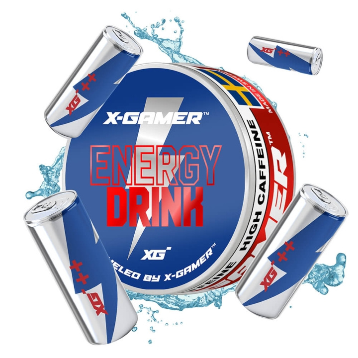 X-Gamer Energy Snus Energiedrank in de groep COMPUTERS & RANDAPPARATUUR / GAMING / Energiedrankjes voor gamers bij TP E-commerce Nordic AB (C41999)