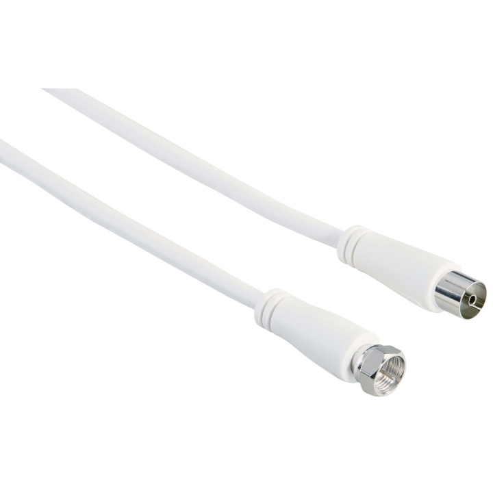 HAMA Kabel Antenn SAT 90dB F-Plug-Coax Hona Vit 3m in de groep HOME ELECTRONICS / Kabels & Adapters / Antennekabels & Accessoires / Antennekabels bij TP E-commerce Nordic AB (C42089)