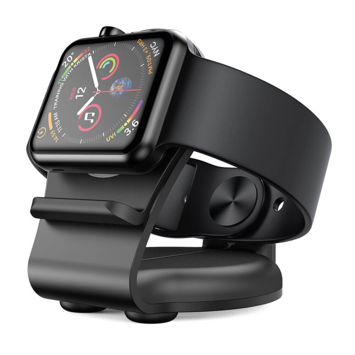 DESIRE2 Restore Charging Stand For Apple Watch Black in de groep SMARTPHONE & TABLETS / Training, thuis & vrije tijd / Apple Watch & Accessoires / Accessoires bij TP E-commerce Nordic AB (C42096)