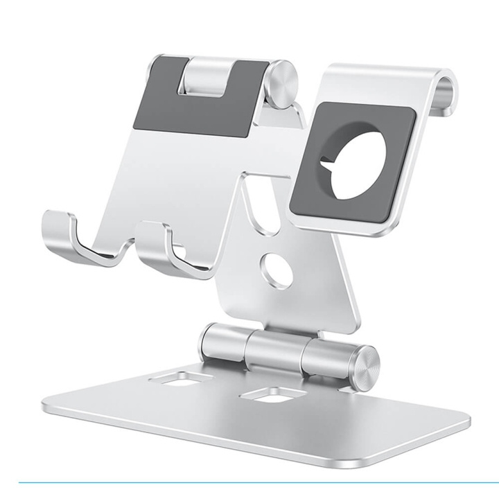 desire2 Restore Pro Laddningsställ för Apple Watch Silver in de groep SPORT, VRIJE TIJD & HOBBY / Smartwatch & Activiteitsmeters / Accessoires bij TP E-commerce Nordic AB (C42097)