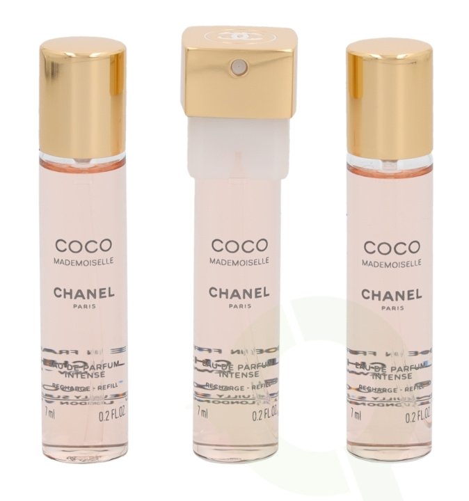 Chanel Coco Mademoiselle Intense Giftset 21 ml, 3x Edp Spray Refill 7ml - Twist and Spray in de groep BEAUTY & HEALTH / Cadeausets / Cadeausets voor haar bij TP E-commerce Nordic AB (C42415)