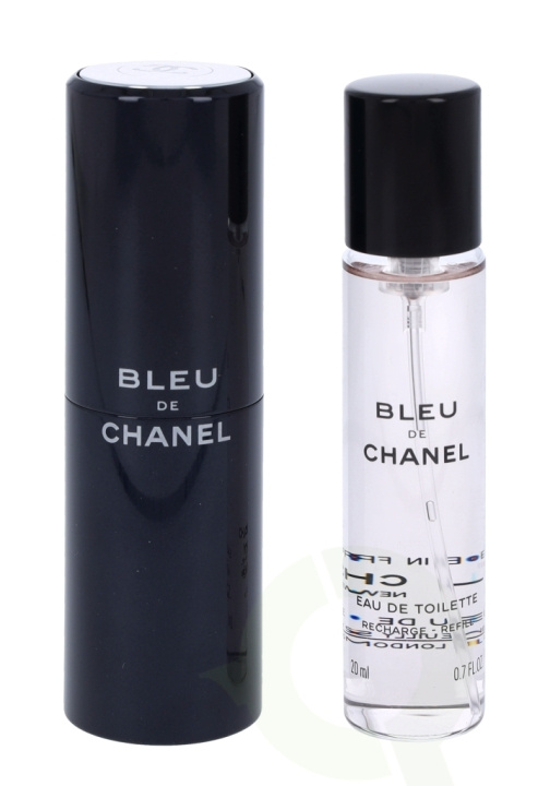 Chanel Bleu De Chanel Pour Homme Giftset 60 ml, Edt Spray 20ml/2x Edt Spray Refill 20ml - Travel Sprays in de groep BEAUTY & HEALTH / Cadeausets / Cadeausets voor hem bij TP E-commerce Nordic AB (C42433)