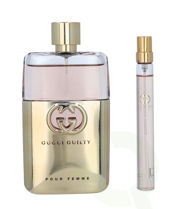 Gucci Guilty Pour Femme Giftset 100 ml, Edp Spray 90ml/Edp Spray 10ml in de groep BEAUTY & HEALTH / Cadeausets / Cadeausets voor haar bij TP E-commerce Nordic AB (C42439)