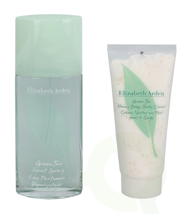 Elizabeth Arden E.Arden Green Tea Giftset 200 ml, Edp Spray 100ml/Body Cream 100ml in de groep BEAUTY & HEALTH / Cadeausets / Cadeausets voor haar bij TP E-commerce Nordic AB (C42462)