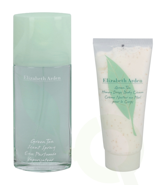 Elizabeth Arden E.Arden Green Tea Giftset 200 ml, Edp Spray 100ml/Body Cream 100ml in de groep BEAUTY & HEALTH / Cadeausets / Cadeausets voor haar bij TP E-commerce Nordic AB (C42462)