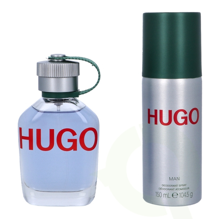 Hugo Boss Hugo Man Giftset 225 ml Edt Spray 75ml/Deodorant Spray 150ml in de groep BEAUTY & HEALTH / Cadeausets / Cadeausets voor hem bij TP E-commerce Nordic AB (C42479)