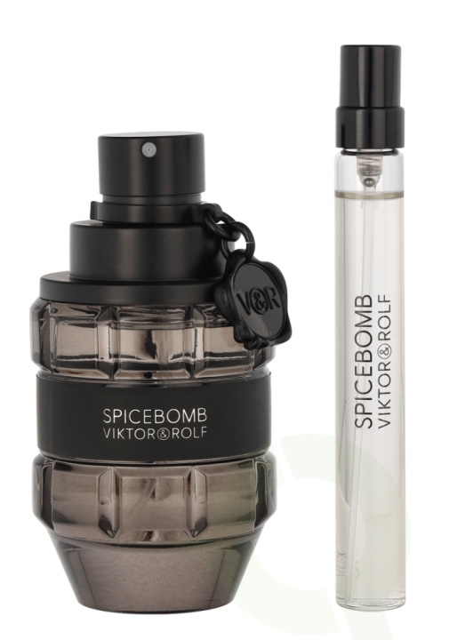 Viktor & Rolf Spicebomb Pour Homme Giftset 60 ml, Edt Spray 50ml/Edt Spray 10ml in de groep BEAUTY & HEALTH / Cadeausets / Cadeausets voor haar bij TP E-commerce Nordic AB (C42570)